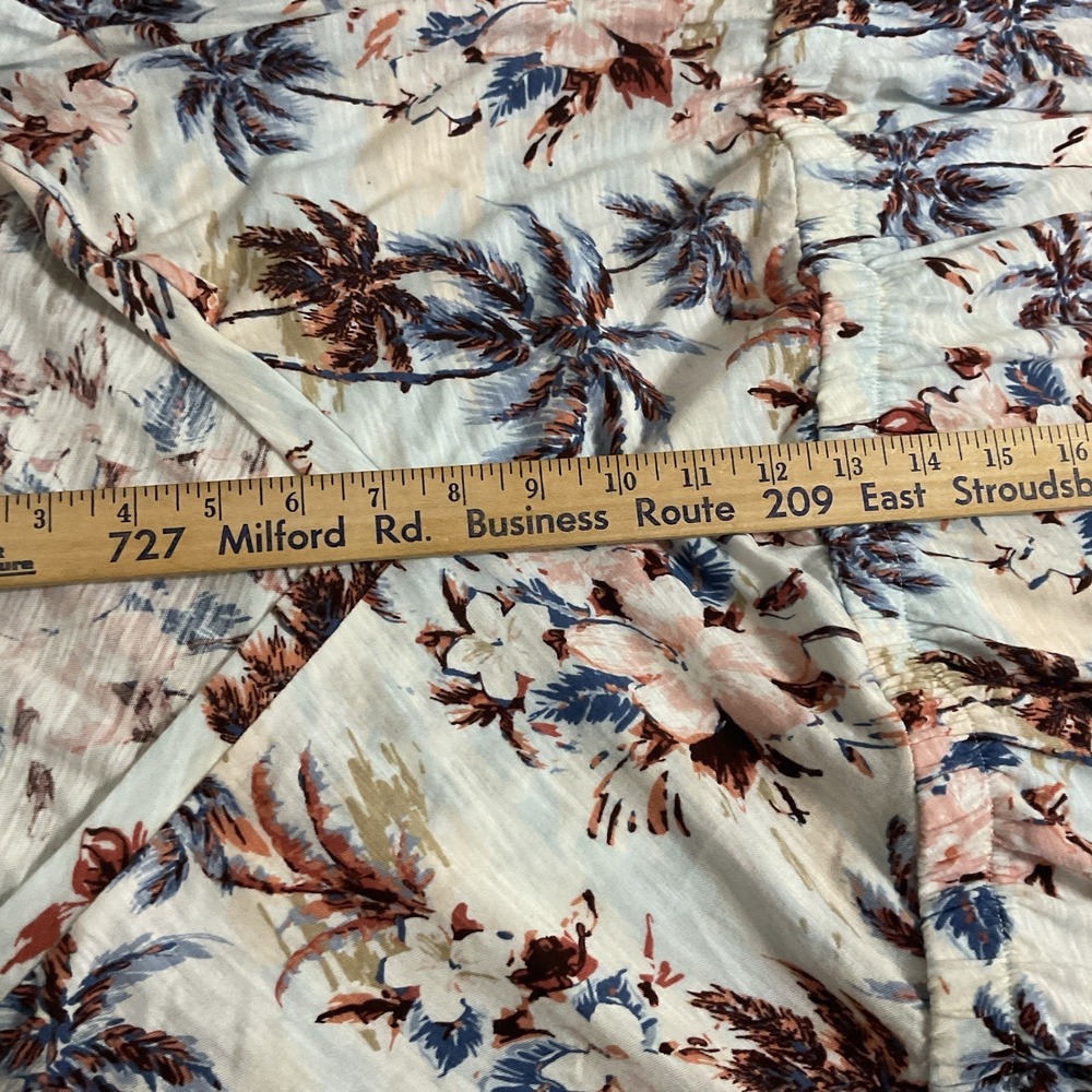 Torrid Maxi Dress Babydoll Cover Up Tropic Palm Tree Beach Short Sleeve Sz 2 NWT - Picture 11 of 11
